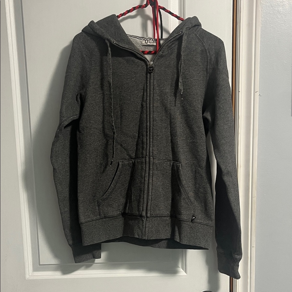 TNA Gray zip up hoodie Jacket